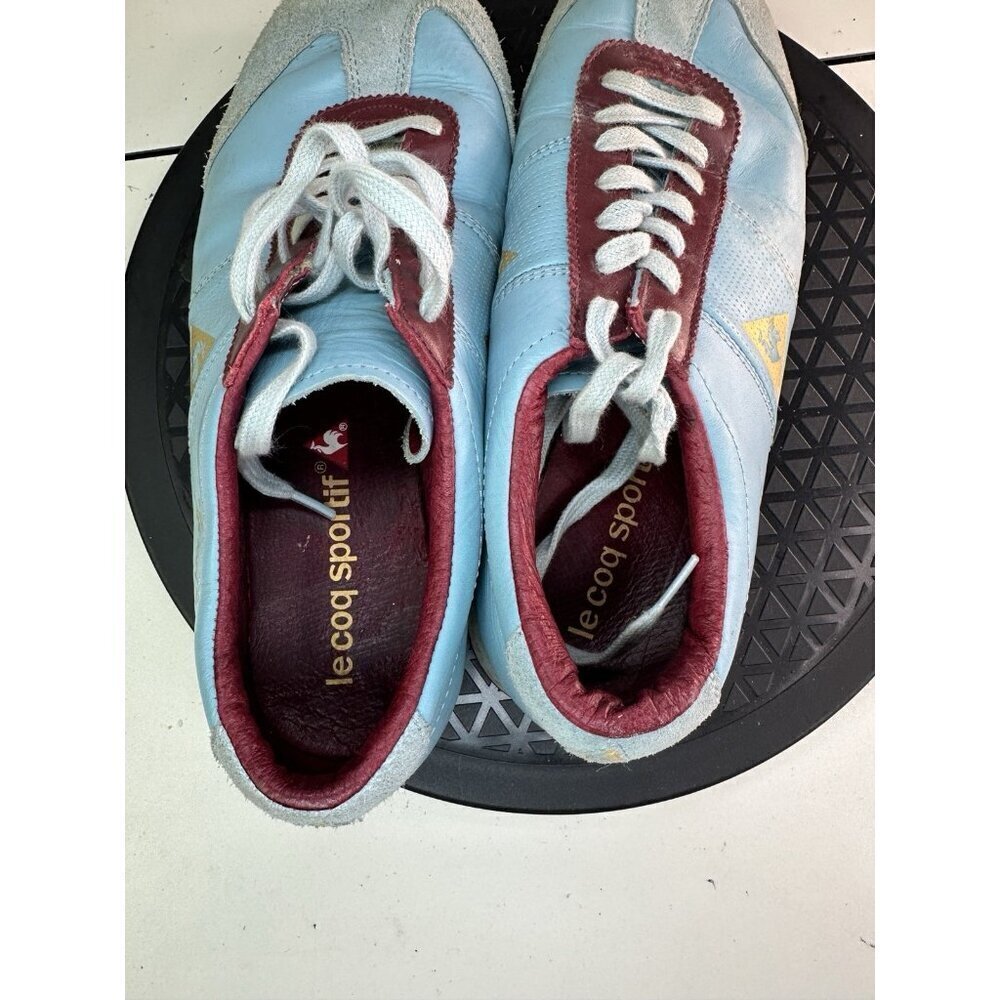 Le Coq Sportif Willis Men's Sneakers Tennis Shoe Retro Sz 6.5 Blue - Picture 8 of 8